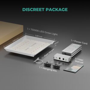 2024 Mars Hydro TS 1000 Täisspektriga LED kasvulamp 150W hämardatav Pflanzenlampen 11