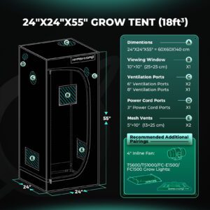 Mars Hydro 60x60x140cm sisekasvatustelk