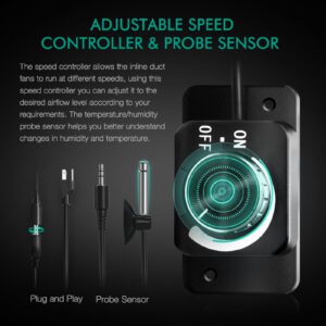 Mars Hydro iFresh 6-tolline nutikas inline õhutusventilaator 6