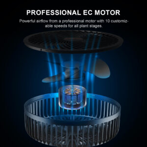 Spider Farmer 15 cm klamberventilaator kasvatustelgi jaoks