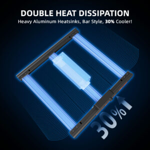 2025 Spider Farmer® G1500 150W LED kasvatustuli, täisspektriga ja hämardatav taimelamp, sobib 60x60 cm – 90x90 cm kasvatustelkidele13