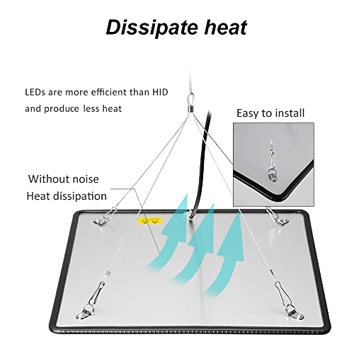 Fyeme Grow Light LED taimekasvatuslamp 45W täisspektriga kasvulamp siseruumides taimedele