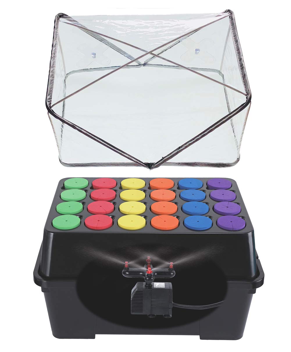 Kloonimismasina pihustitoru asendusosana koos 6 x 360° pihustusotsikuga kloonimismasinale 24 ja 35 kohta või DIY aeropoonilisele kloonimissüsteemile