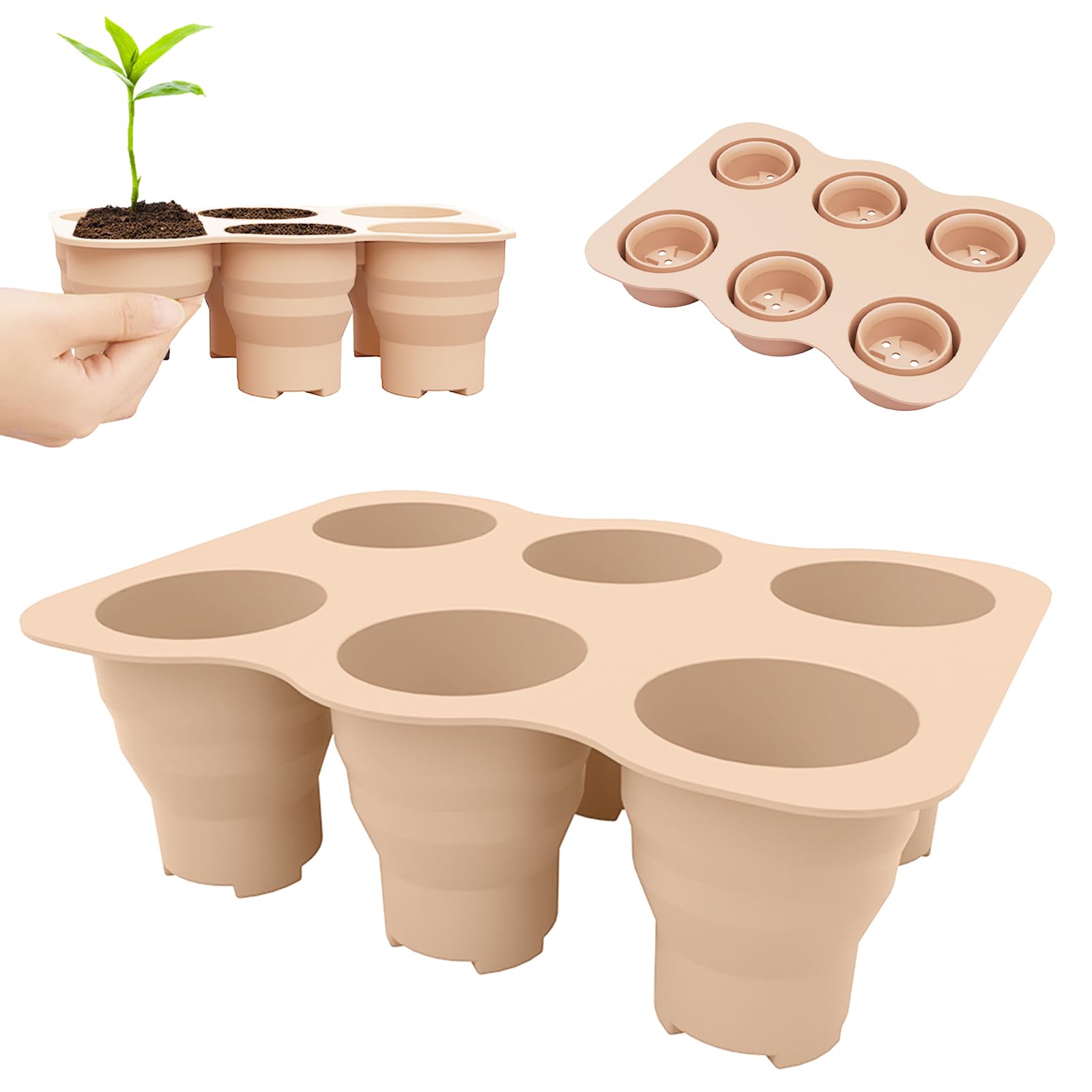 Winmany 2 tk silikoonist seemneidustusalus