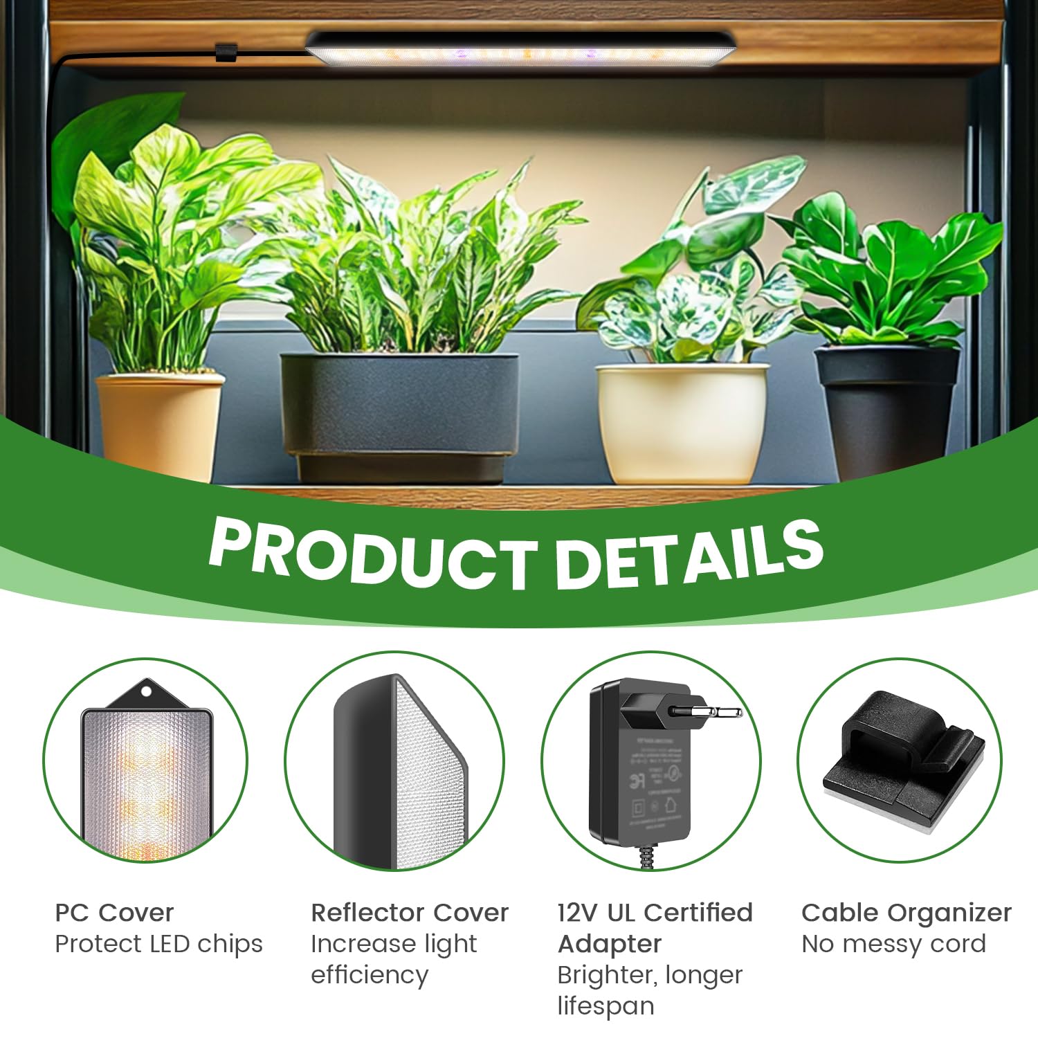 Wolezek LED Taimekasvatuslamp