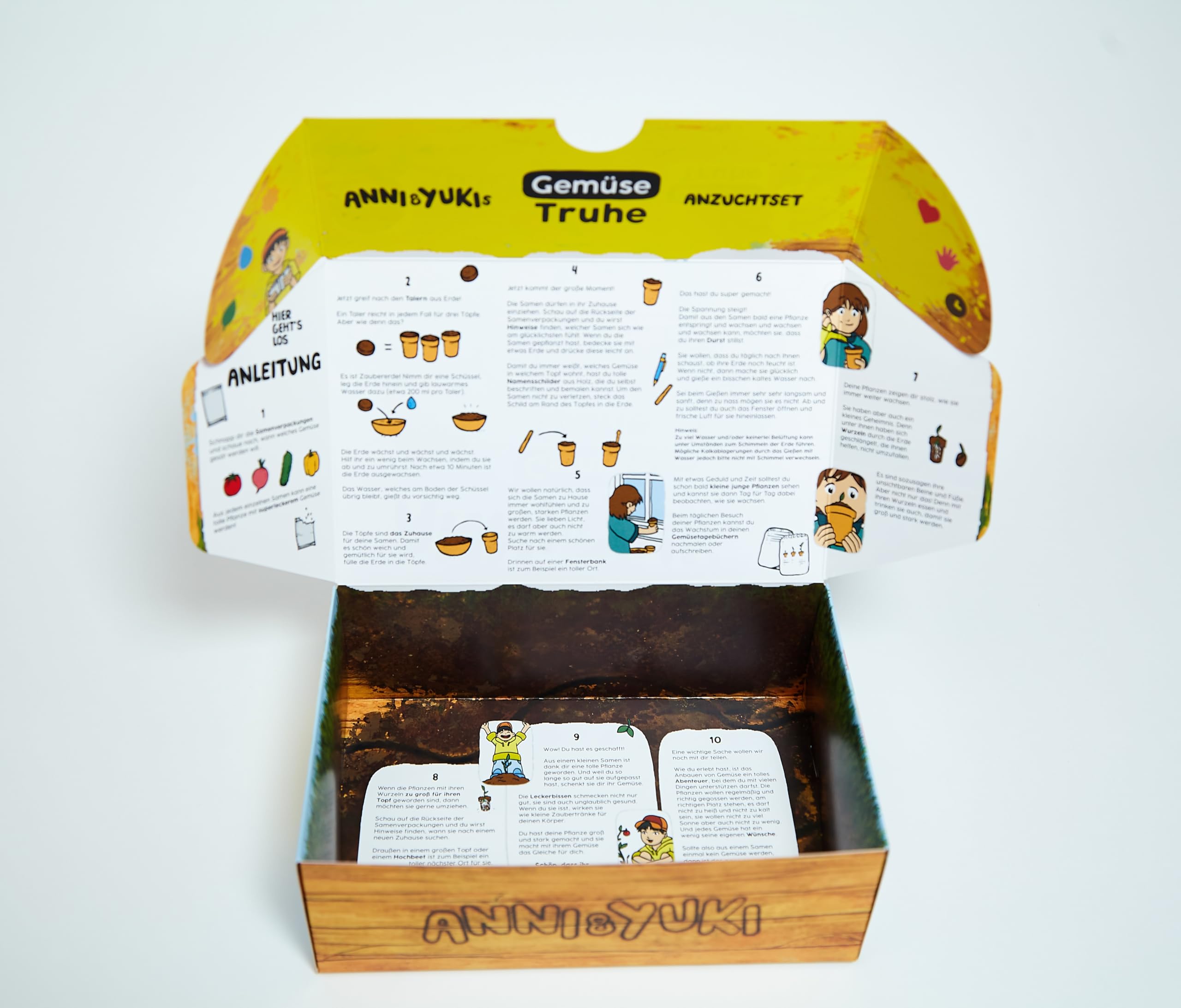 Anni&Yukise Köögiviljakast – Taimede kasvatamise komplekt lastele