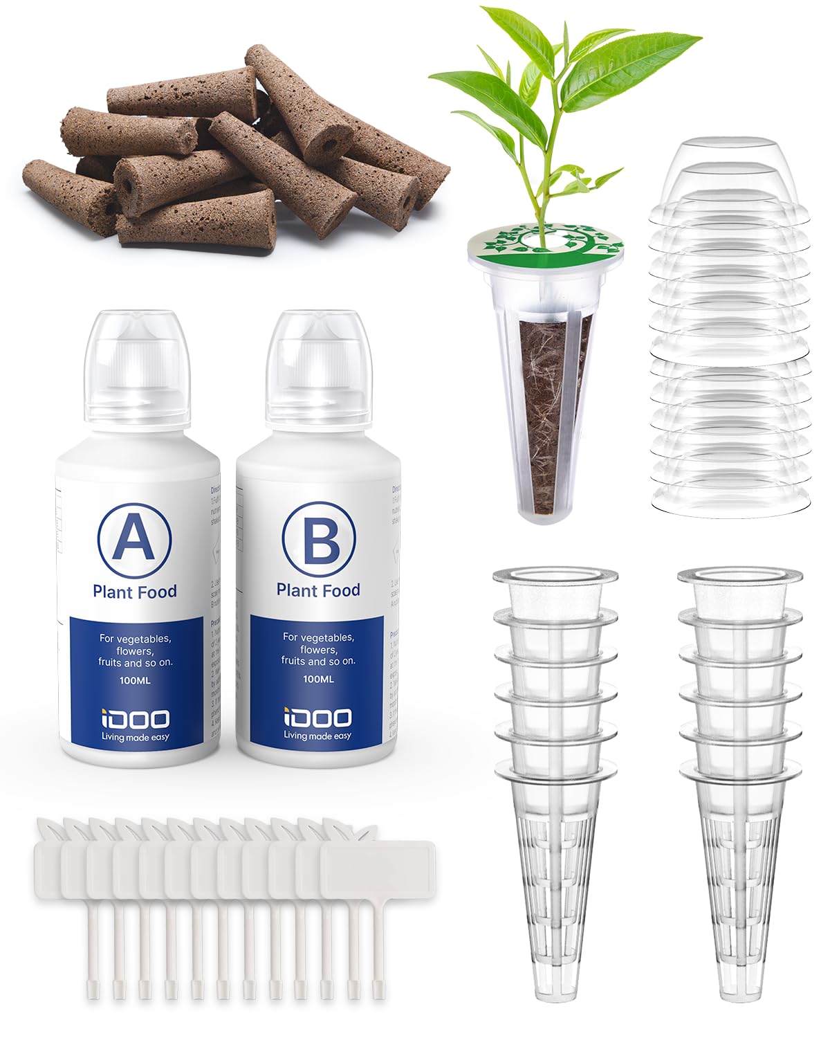 iDOO asendushüdrokultuuri kasvatustarvikud – 12 kasvukäsna