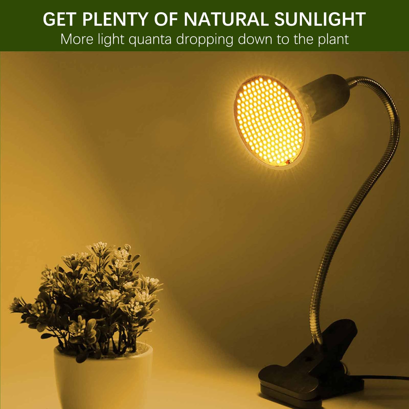 QIANYAN Täisspektrilised Päikesevalguse Kasvulambid Toataimedele