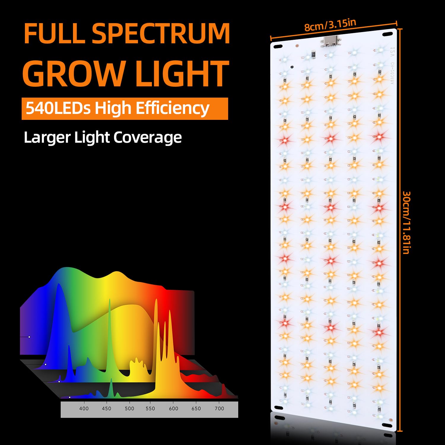 LED täisspektriga taimelamp