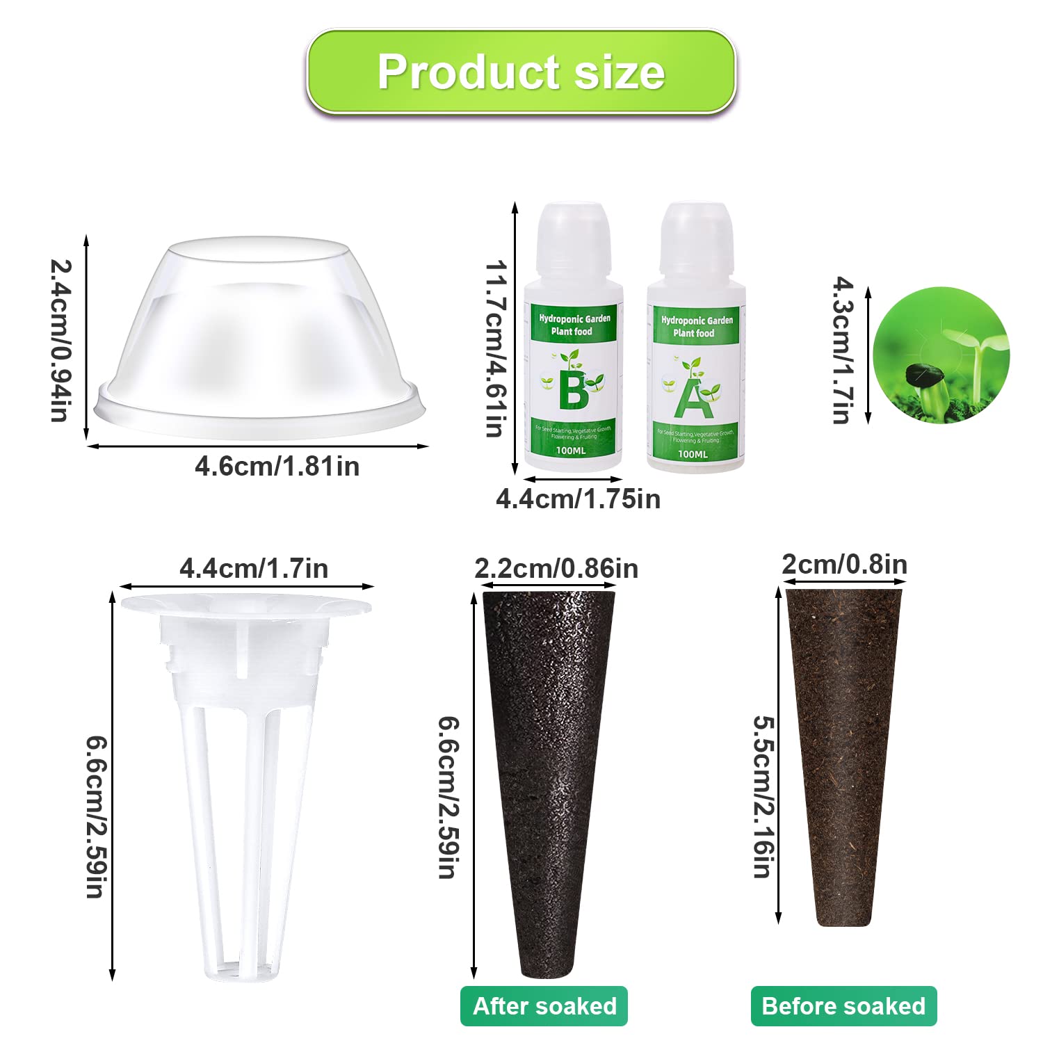 122-osaline seemnekapslite komplekt