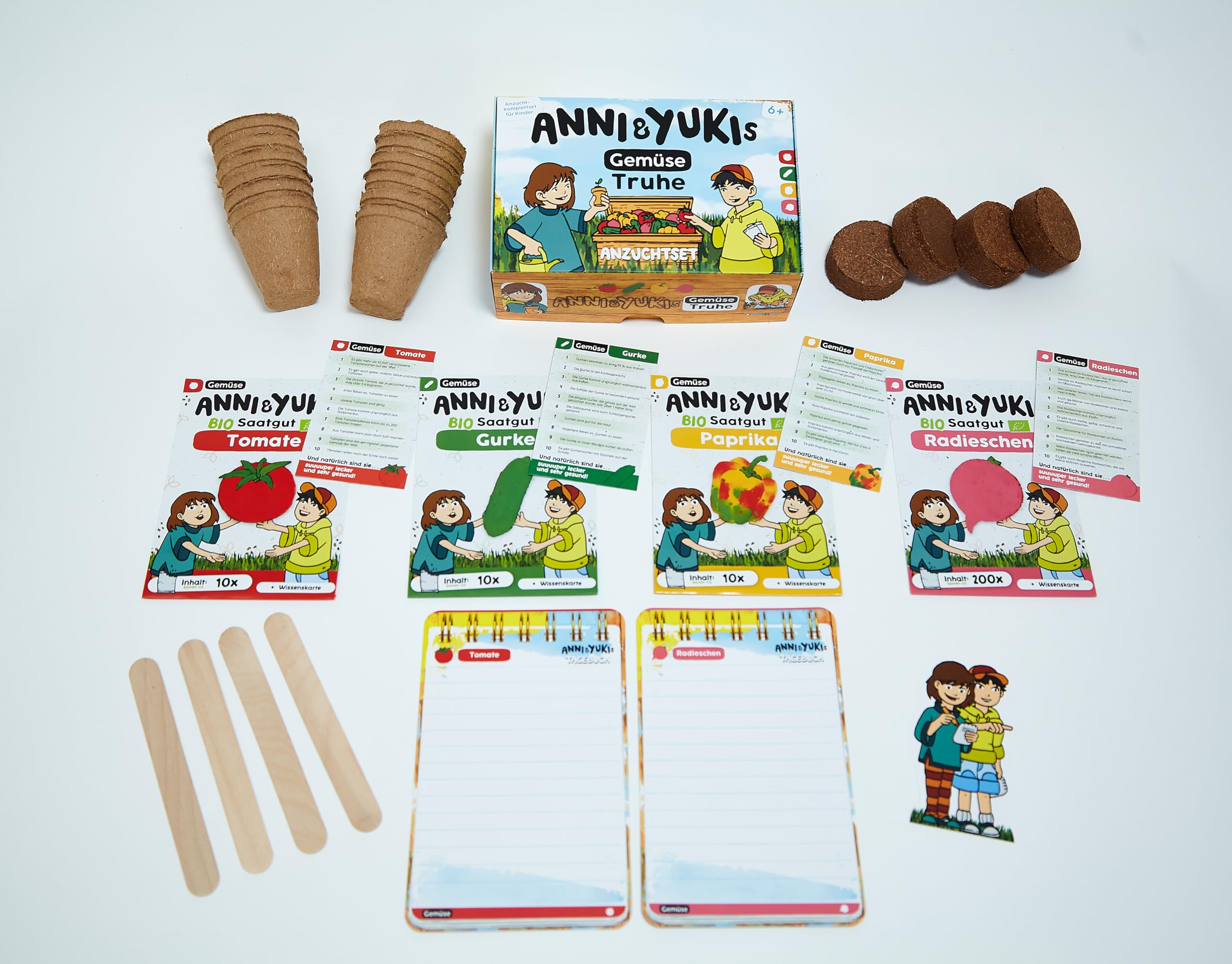 Anni&Yukise Köögiviljakast – Taimede kasvatamise komplekt lastele