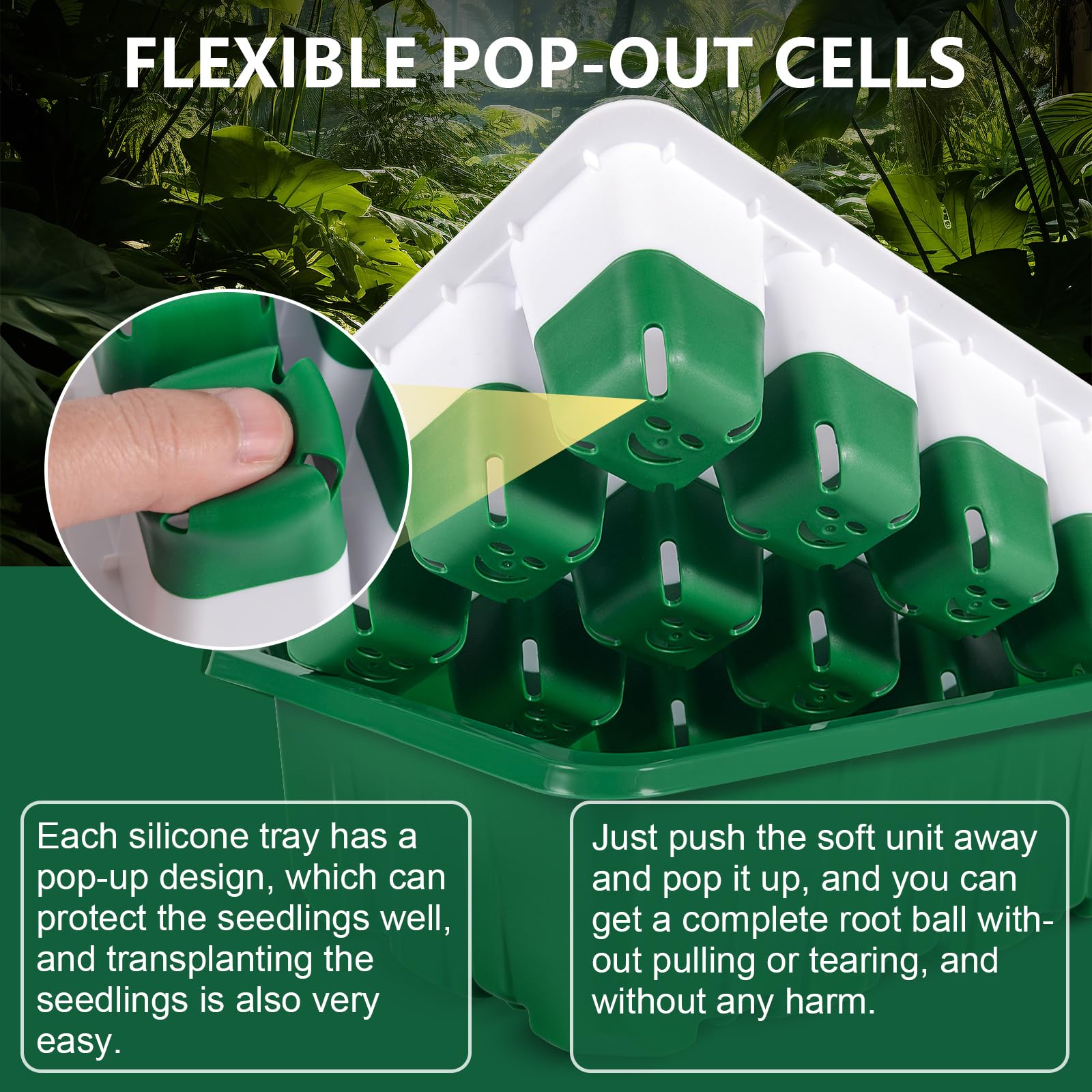 Verdenu seemnete idandamisalus valgusega – seemne kasvatuskomplekt