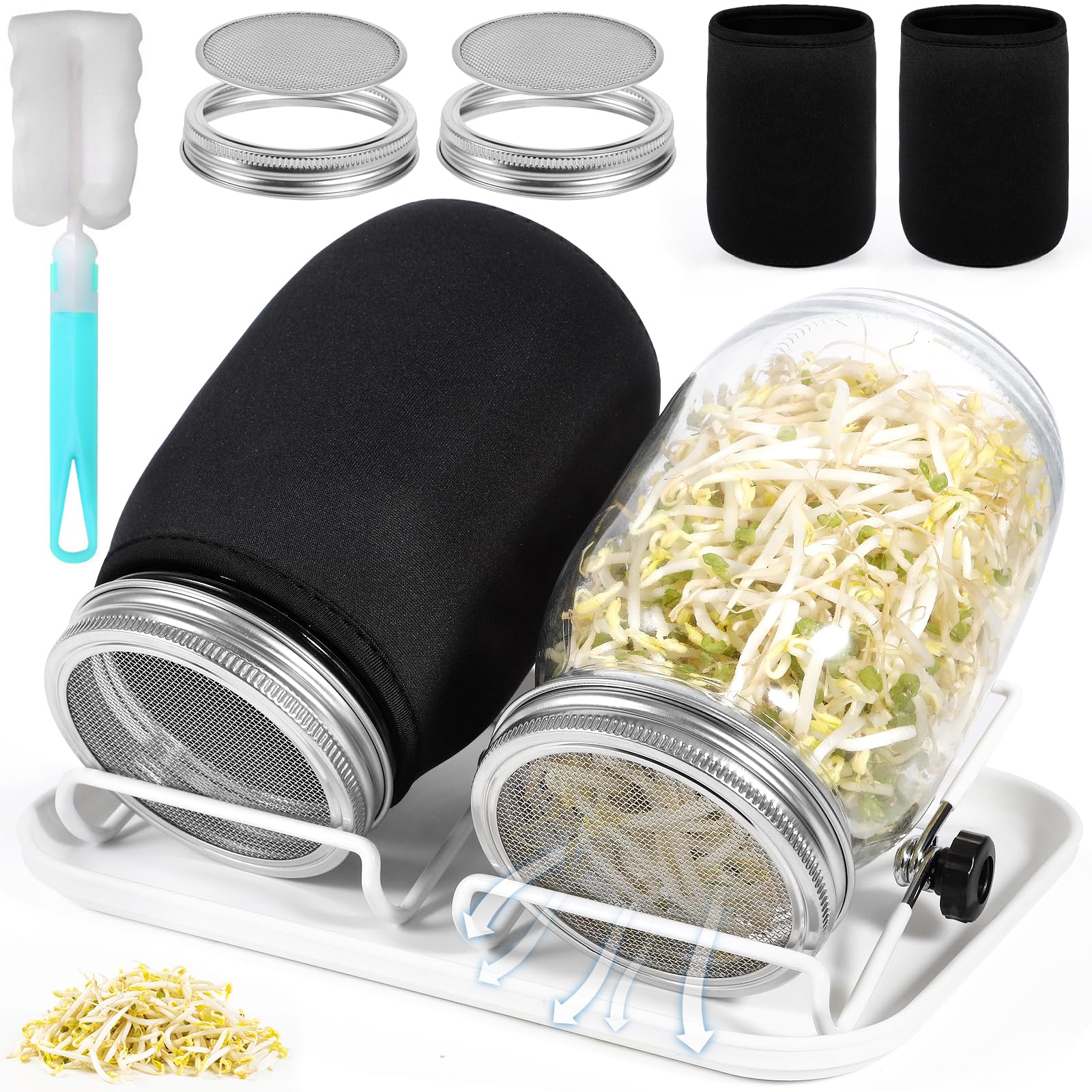 GUHAOOL idandamisnõude komplekt 1000ml – 2 idandamisnõud