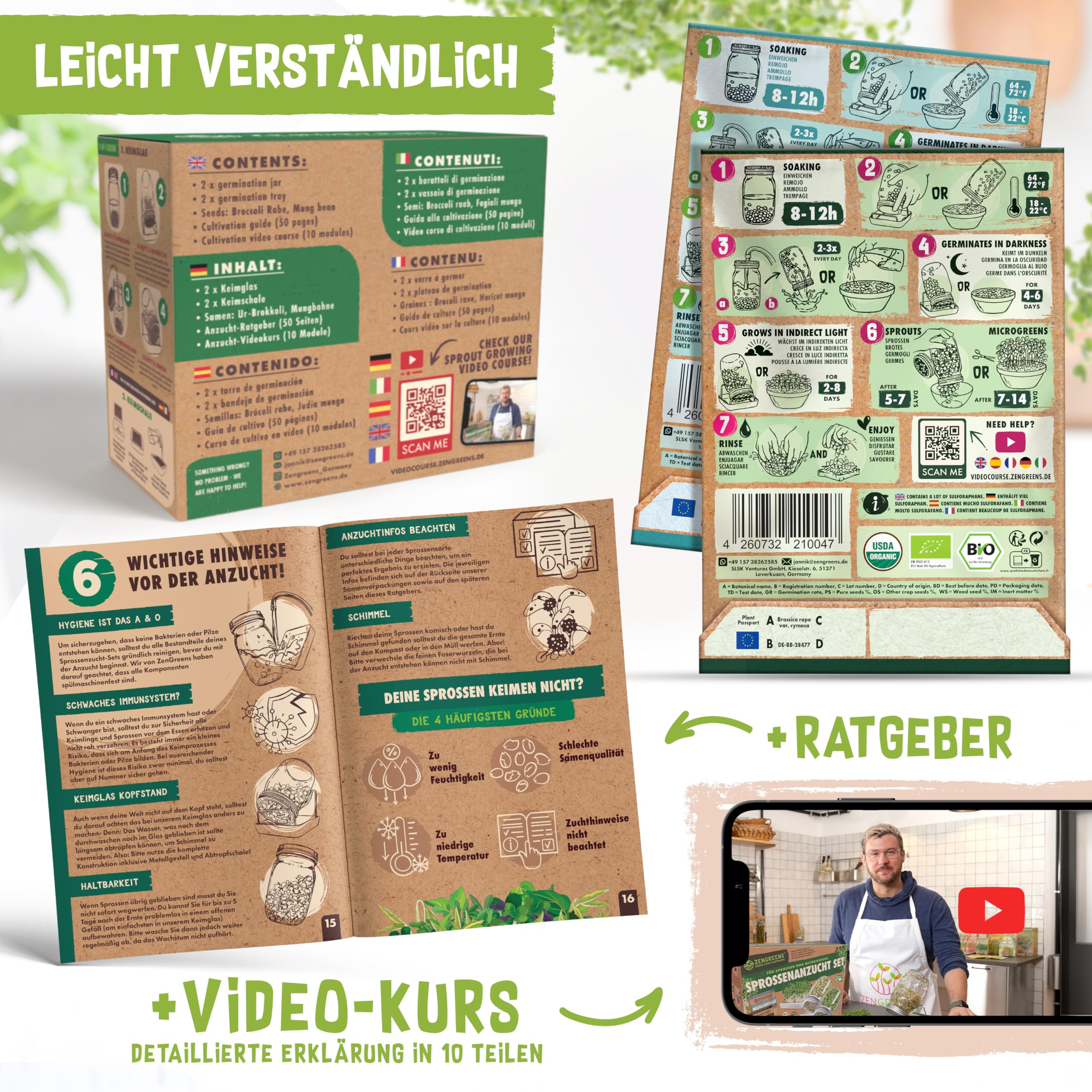 zengreens® Öko Idandamis Komplekt – Idanemispurk 1-