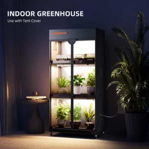 Spider Farmer 4-korruseline taimeriiul kasvuvalgustitega 108W | Kompaktne lahendus siseruumide aianduseks ja kasvuhoonetele