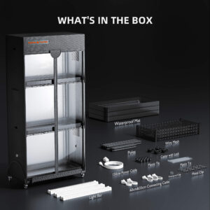 Spider Farmer 4-korruseline taimeriiul kasvuvalgustitega 108W | Kompaktne lahendus siseruumide aianduseks ja kasvuhoonetele