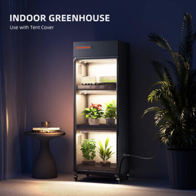 Spider Farmer 4-korruseline taimeriiul kasvuvalgustitega 54W | Kompaktne ja tõhus siseruumide aianduseks