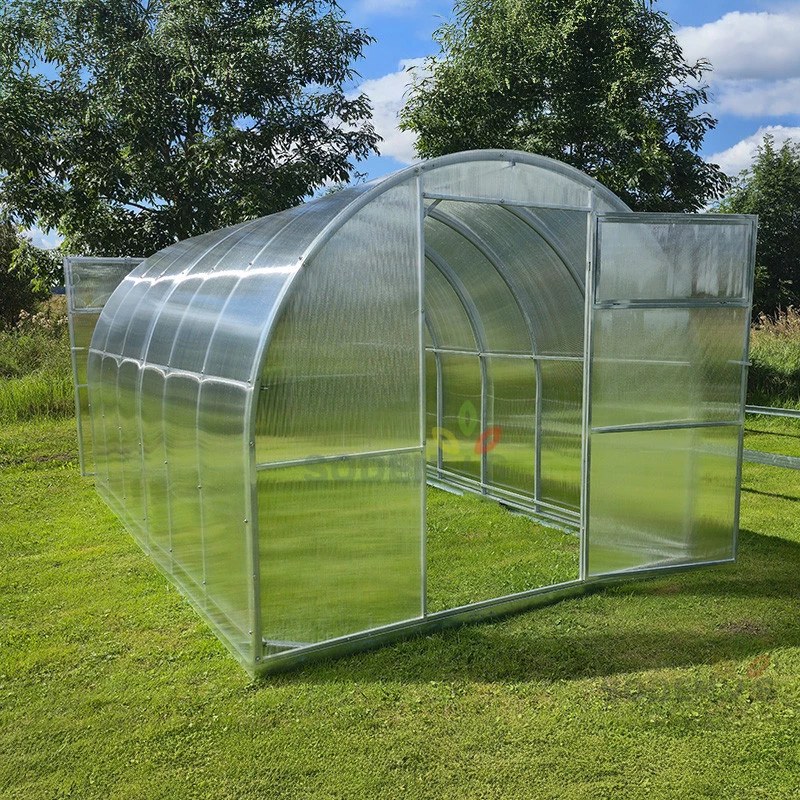 Agro Opti kasvuhoone keevitatud otsasein