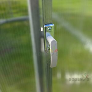 Kompakt kasvuhoone aias – tsingitud 20×20 mm raam