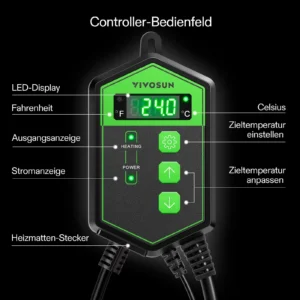 termostaat soojendusmatiga idandamisel