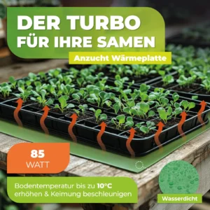 Seemikud külvialusel soojendusmatil, 85 W