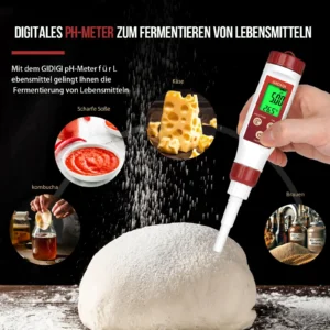 GIDIGI pH-meetri ekraan