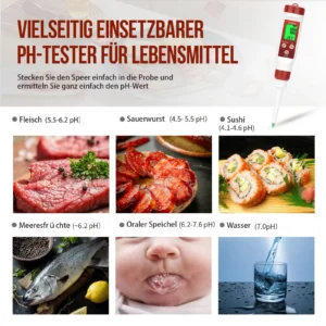 teravatipuline pH-sond lähedalt