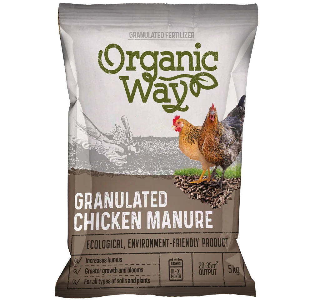 Kanasõnniku graanulid Organic Way 5 kg kott
