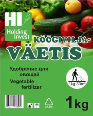Köögiviljaväetis 1 kg pakend