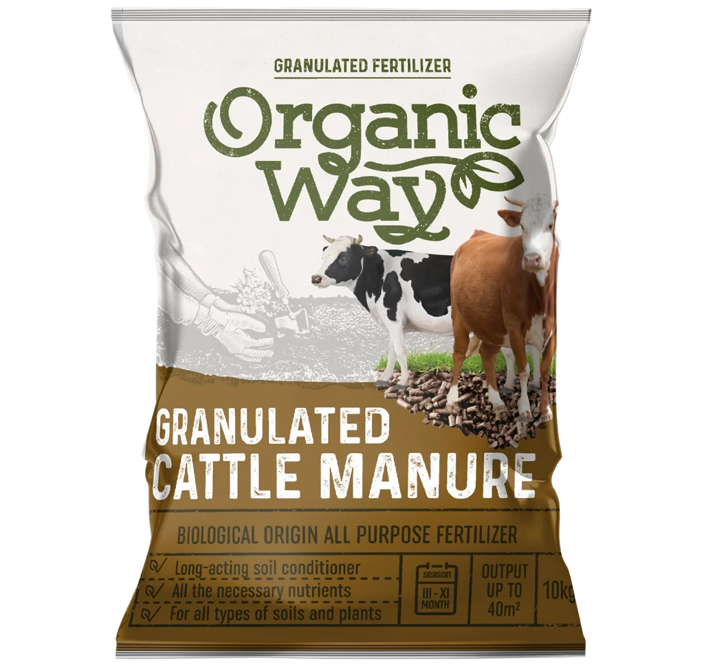 Lehmasõnniku graanulid Organic Way 10 kg kott