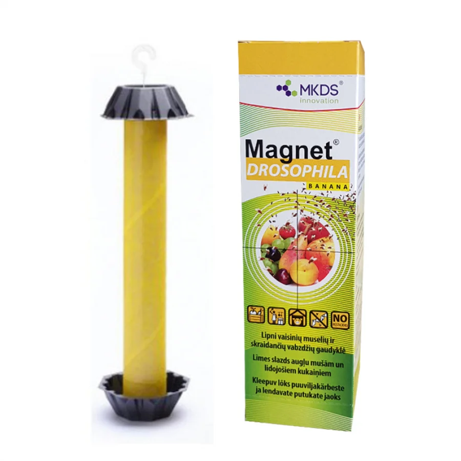 Magnet Drosophila Banana äädikakärbeste liimpüünise pakend