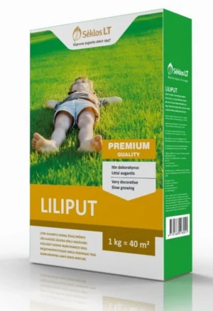 Muruseeme Liliput 1 kg – aeglaselt kasvav dekoratiivmuru segu