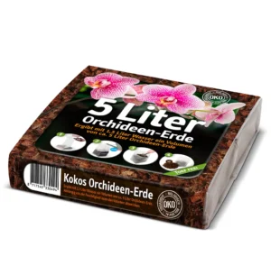 Kokos Orhideen-Erde orhideede istutussegu 5 l brikett