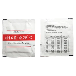 pH 4,00, 6,86 ja 9,18 kalibreerimispulbri kotikesed