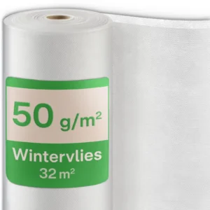 Valge talvine katteloor 50 g/m² rullis