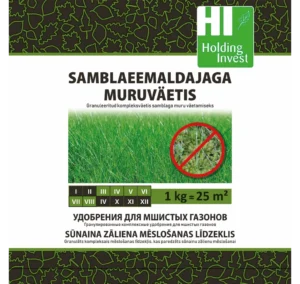 Samblaeemaldajaga muruväetise 1 kg pakend