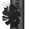 Tomersun 8 labaga kamina ventilaator ahjutoru küljes koos metallrõngaga