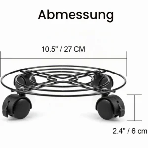 Lillepoti aluse mõõdud: läbimõõt 27 cm, kõrgus 6 cm