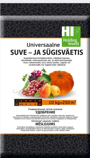 Universaalse suve- ja sügisväetise 10 kg kott
