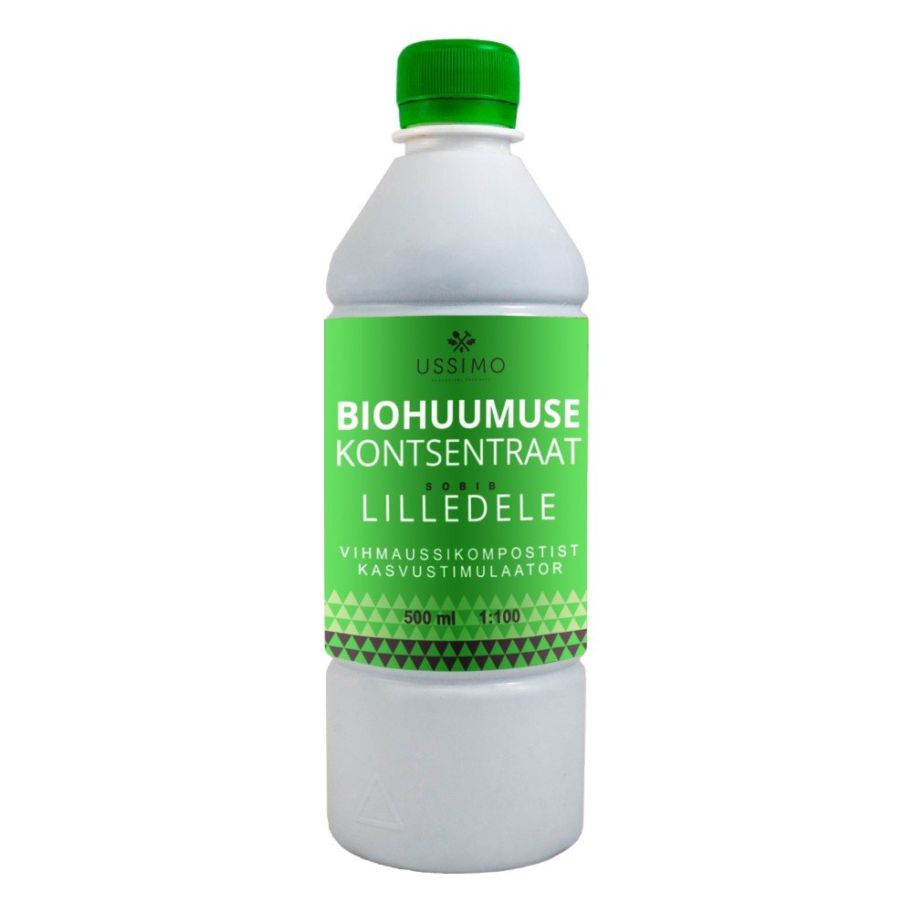 Ussimo biohuumuse kontsentraat lilledele 500 ml vedelväetis