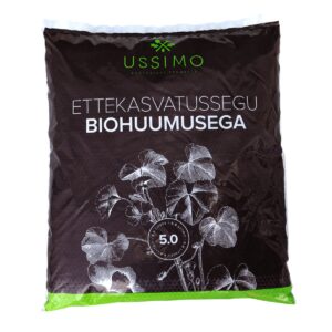 Ussimo ettekasvatussegu biohuumusega 5 l külvimuld