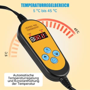 Termostaadi temperatuurivahemik 5–45 °C